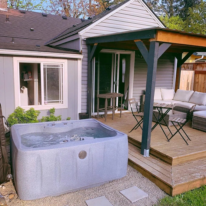Aquarest Spas, Powered By Jacuzzi® Pumps 4 - Person 12 - Jet Rectangular Plug And Play Hot Tub