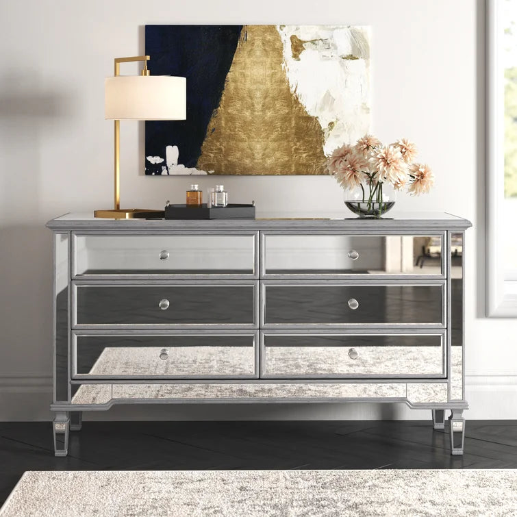 Brixton 6 Drawer 60" W Double Dresser