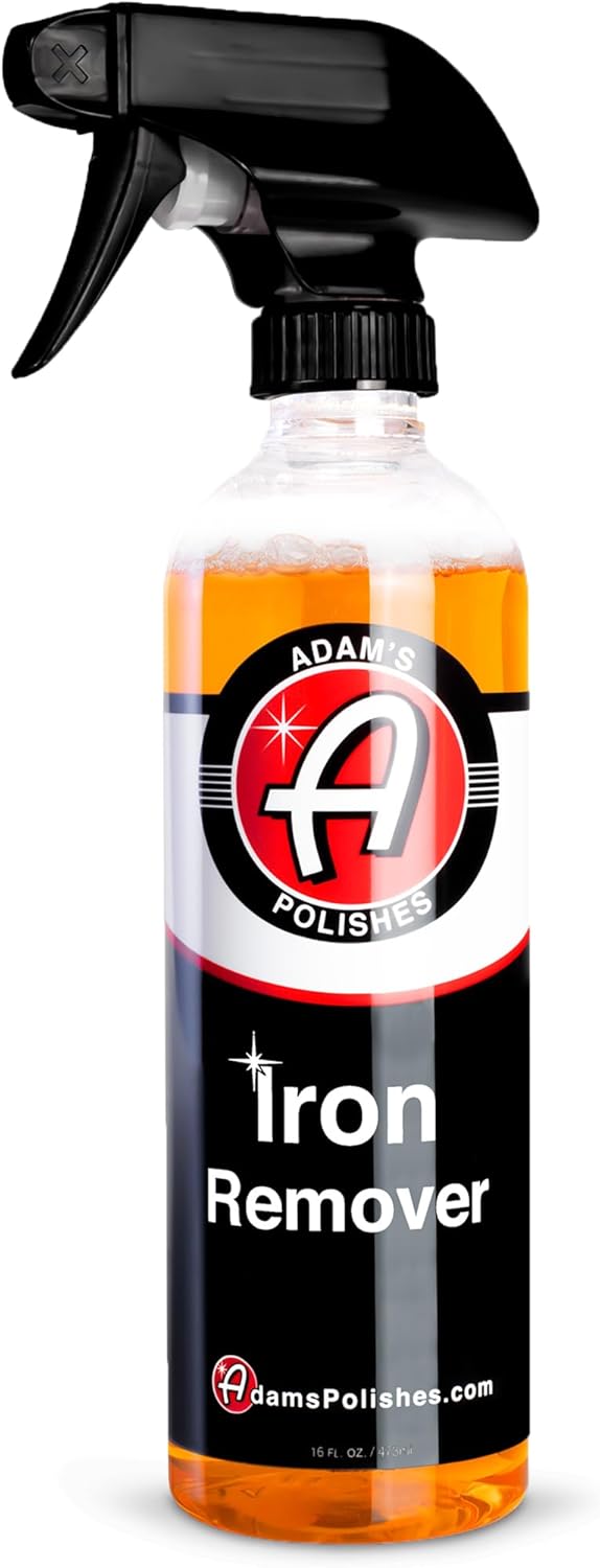 Adam's Iron Remover (5 Gallon) - Iron Out Fallout & Rust Remover Spray for Car Detailing On Automotive, Motorcycle, RV, Boat Paint Wheels or Metal - Use Before Clay Bar, Car Wax or Car Wash