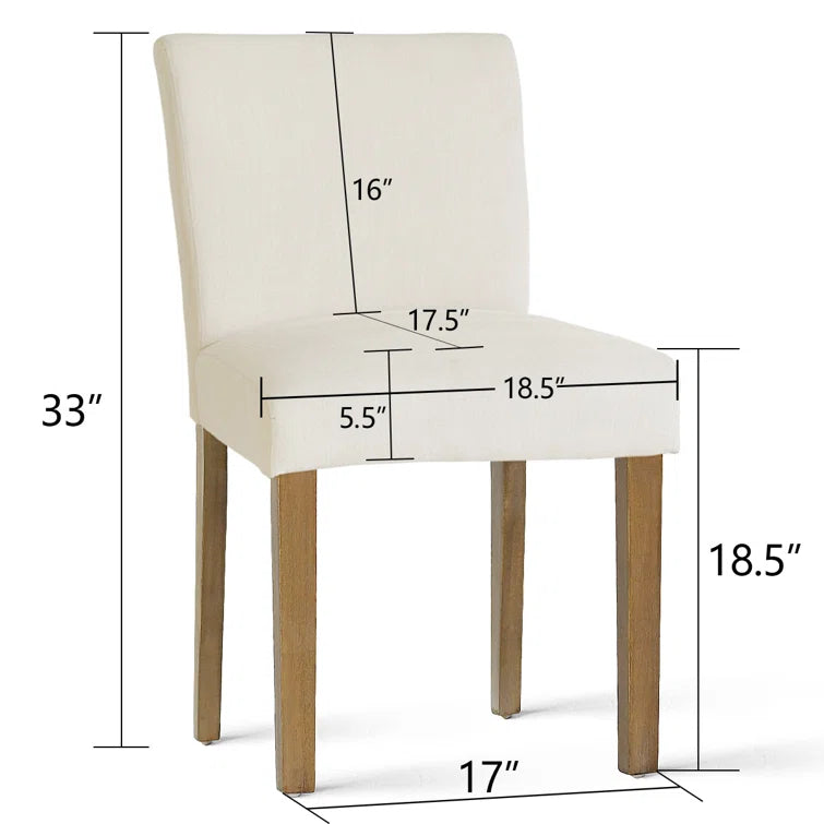 Alesana Linen Parsons Chair