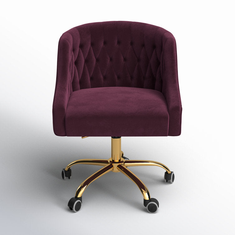 Louise Velvet Hand-Curated Task Chair