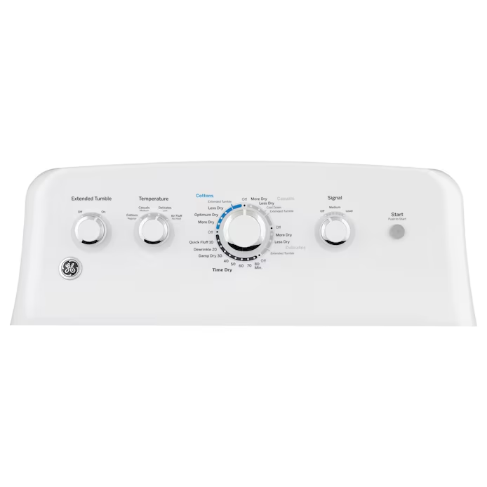 GE Appliances Washer & Dryer Set with 4.5 Cubic Feet Top Load Washer and 7.2 Cubic Feet Electric Dryer