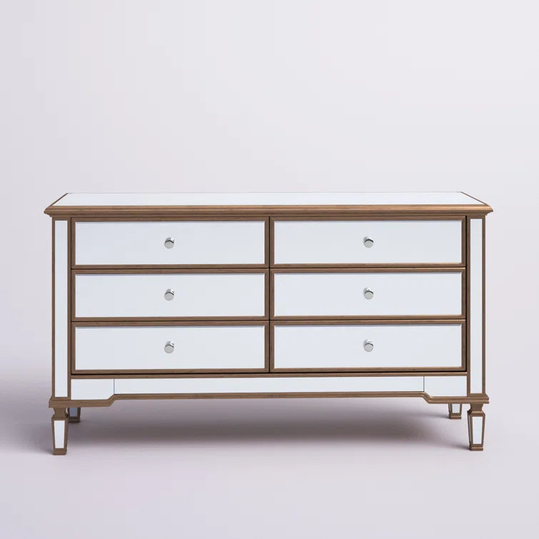 Brixton 6 Drawer 60" W Double Dresser
