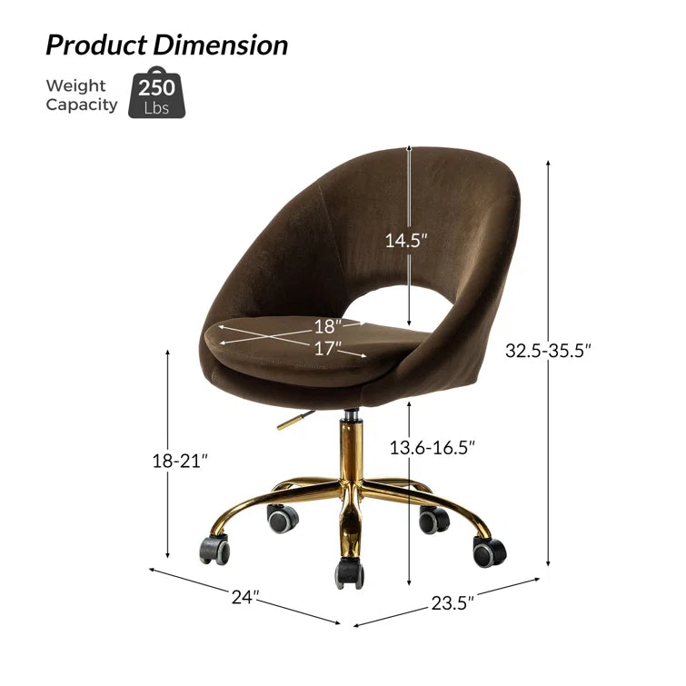 Lourdes Task Chair with Ergonomic Design