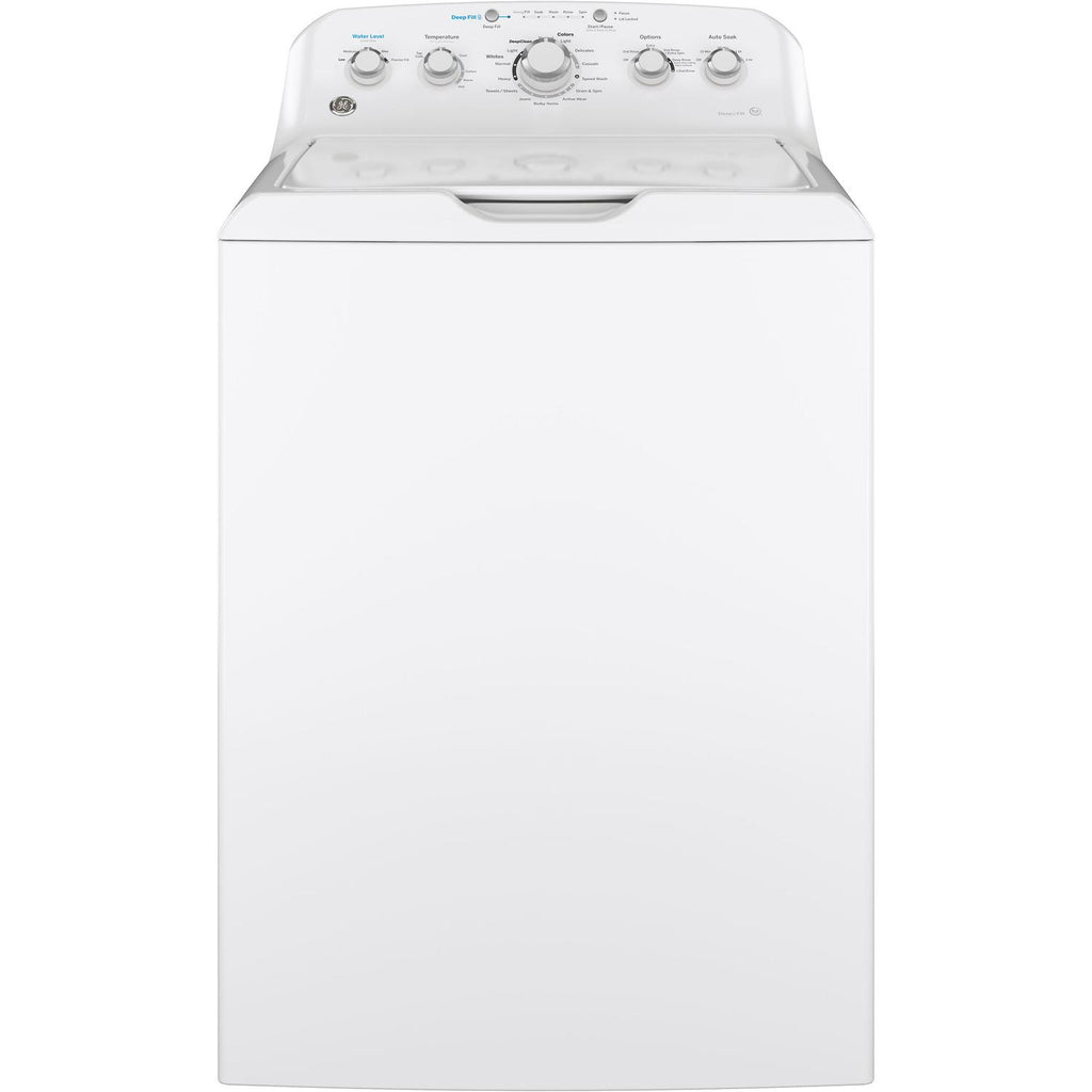 GE Appliances Washer & Dryer Set with 4.5 Cubic Feet Top Load Washer and 7.2 Cubic Feet Electric Dryer