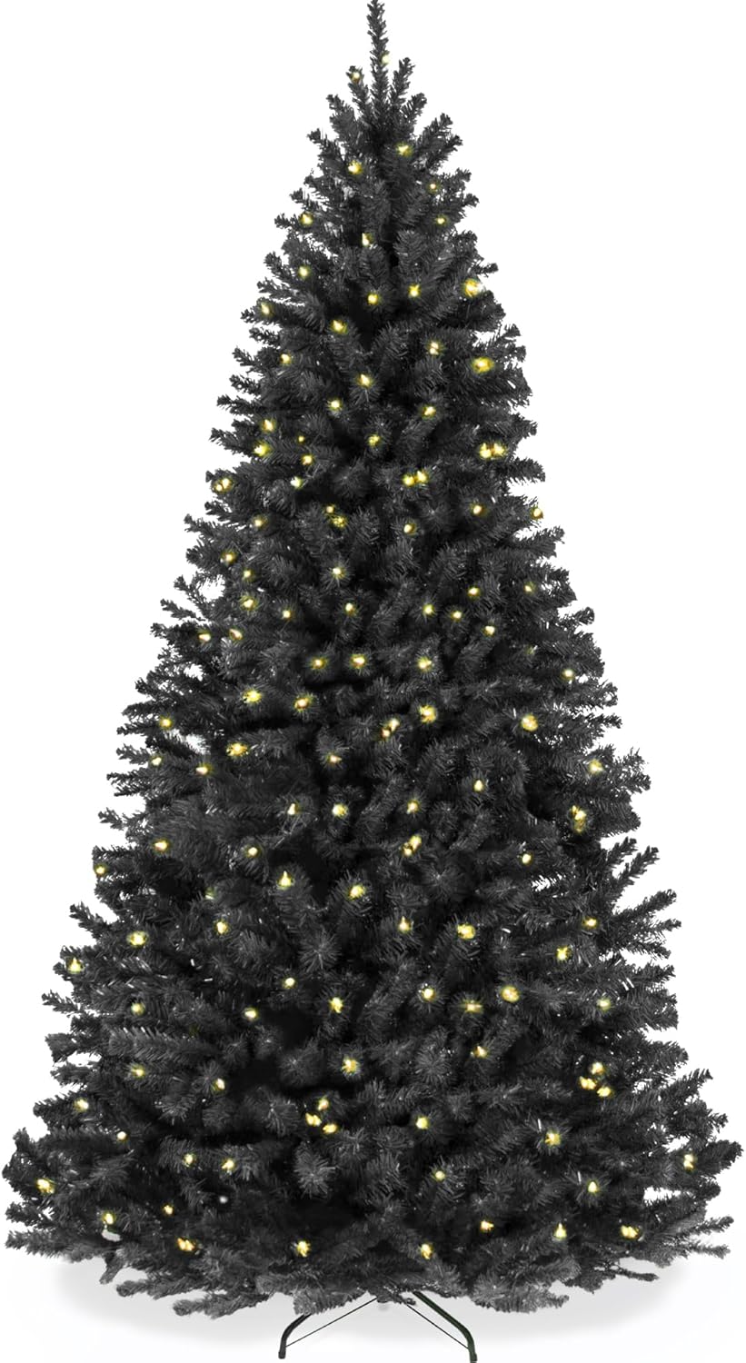 Best Choice Products Artificial Christmas Tree, 6ft Premium Pre-Lit Realistic Spruce Holiday Décor w/Dense Branches, Metal Base - Green Spruce