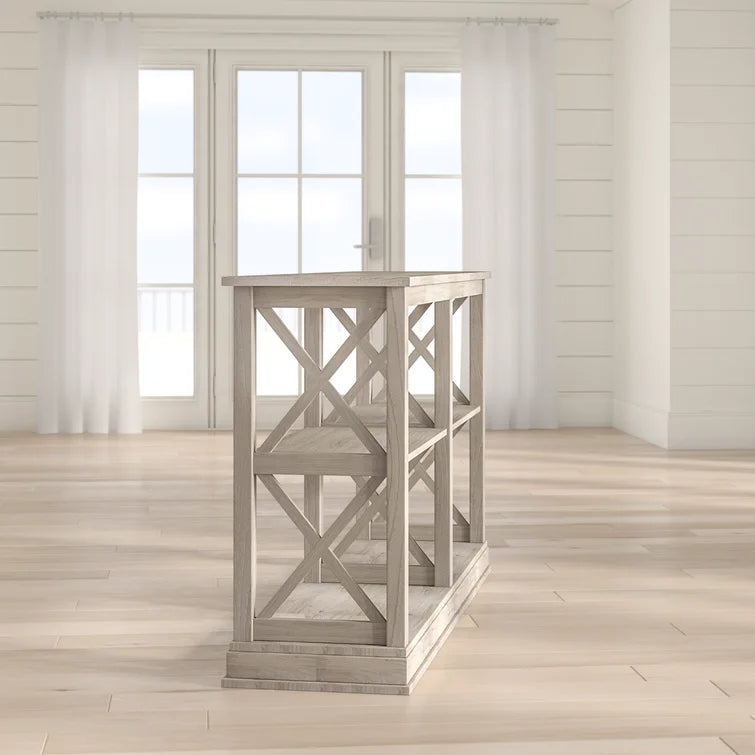 Rossitano 60'' Unfinished Solid Wood Console Table