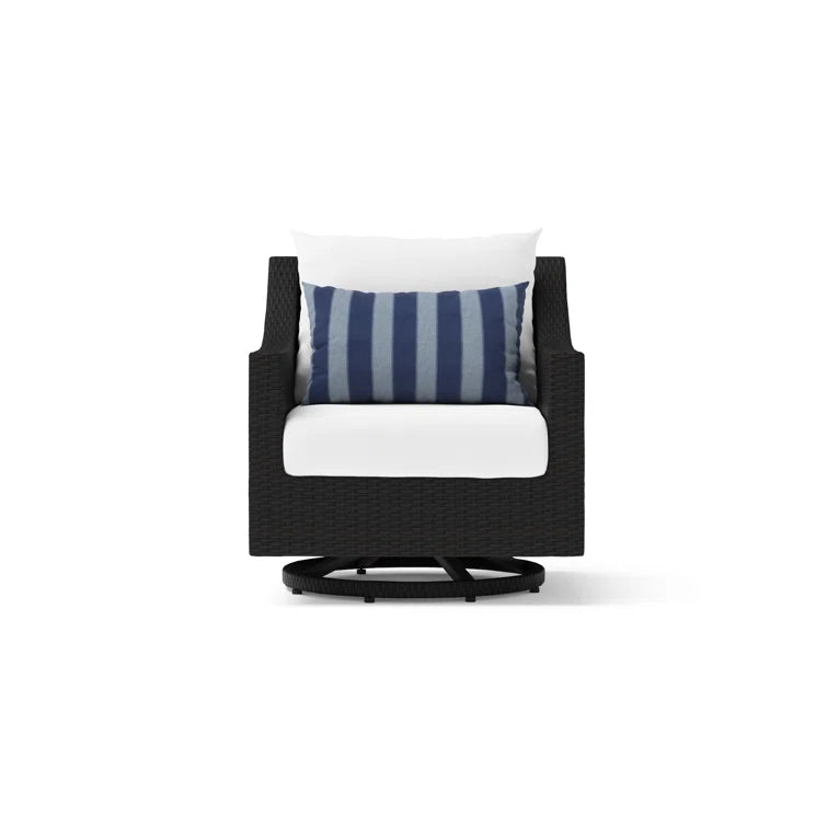 Fionnula Swivel Patio Chair with Cushions