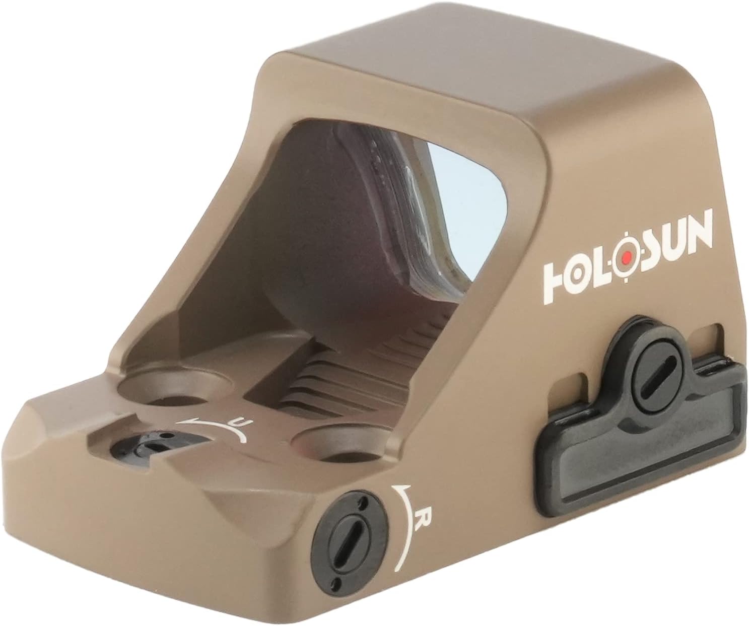 HOLOSUN HS407K X2 Red 6 MOA Dot Open Reflex Optical Sight for Subcompact Pistols - Durable Parallax Free Unlimited Eye Relief Handgun Sight with Aluminum Housing & Shake Awake Technology