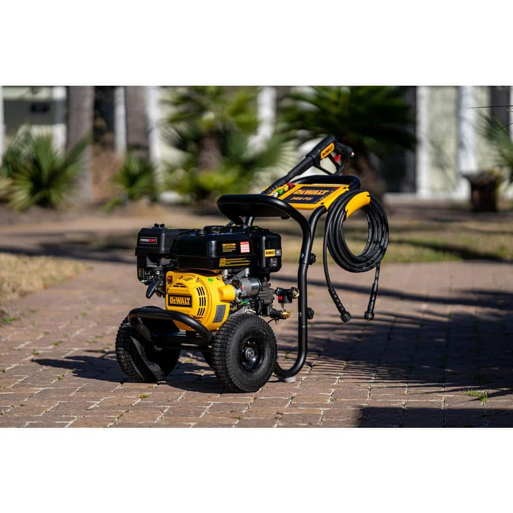 DeWalt DXPW3400PRNB-S PressuReady 3400 PSI Gas Pressure Washer with Quick Start Technology, 2.5 GPM Axial Cam Pump, 208cc Engine, Cold Water, Includes 25-Ft Hose, Nozzles, Spray Gun & Wand, 49-State