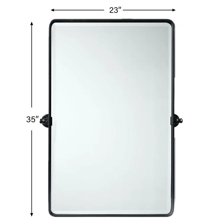 Woodvale Metal Framed Wall Mounted Bathroom / Vanity Mirror