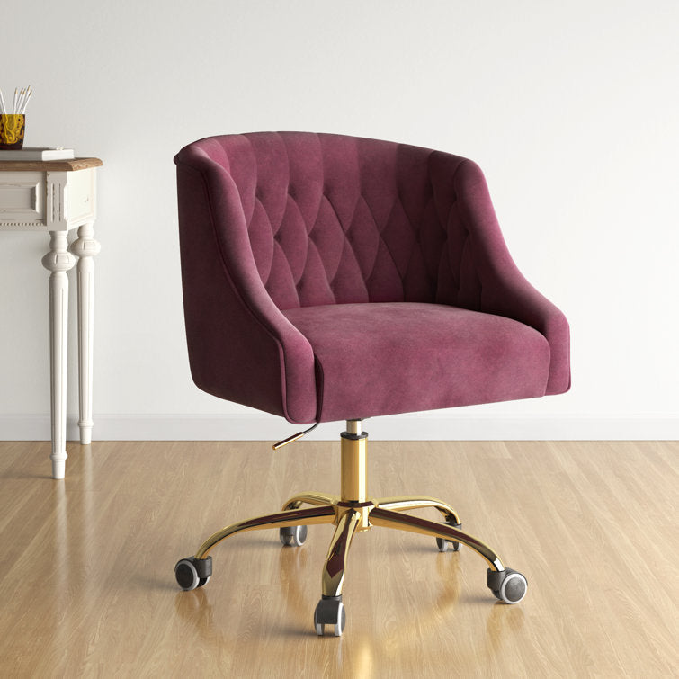 Louise Velvet Hand-Curated Task Chair