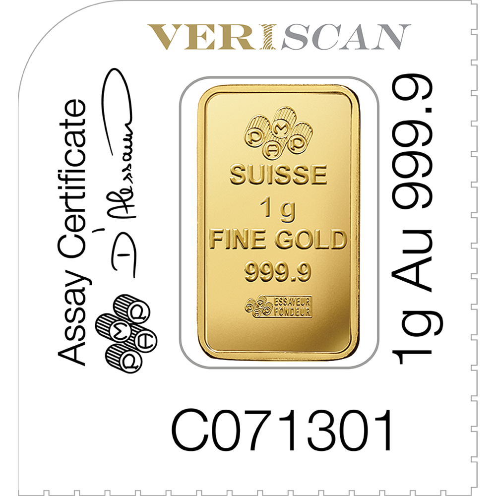 Fortuna Gold Minted Bar - MULTIGRAM+25
