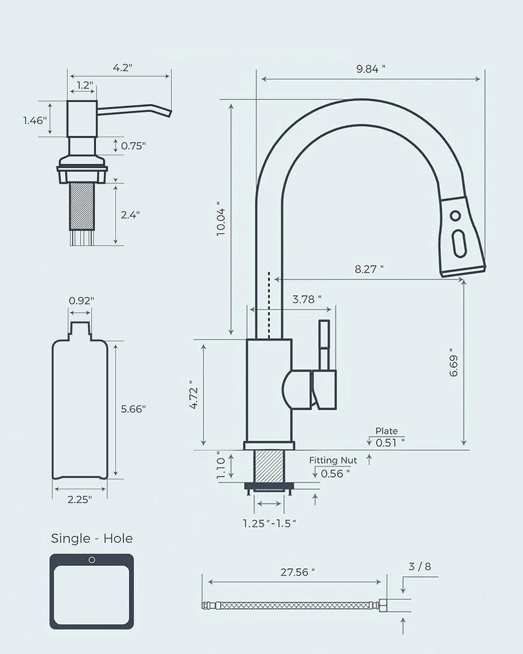 FORIOUS Touchless Kitchen Faucets, Brushed Nickel Kitchen Faucet with Pull Down Sprayer, Single Handle Smart Motion Sensor Kitchen Sink Faucet,Contemporary Hands-Free Sink Faucet for Farmhouse Laundry