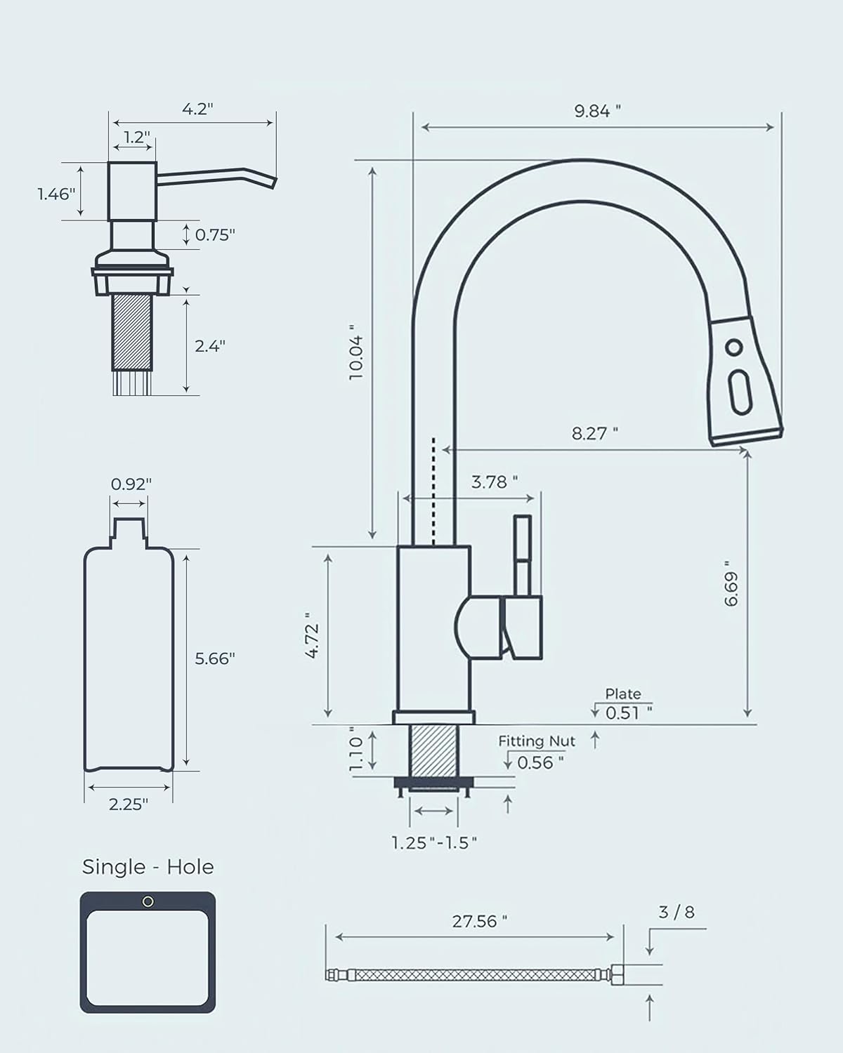 FORIOUS Touchless Kitchen Faucets, Brushed Nickel Kitchen Faucet with Pull Down Sprayer, Single Handle Smart Motion Sensor Kitchen Sink Faucet,Contemporary Hands-Free Sink Faucet for Farmhouse Laundry