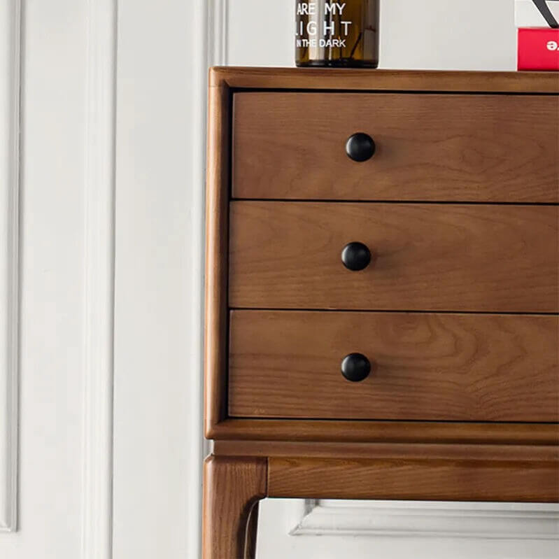 Tanic Mid Century Modern Chest Cabinet with Storage