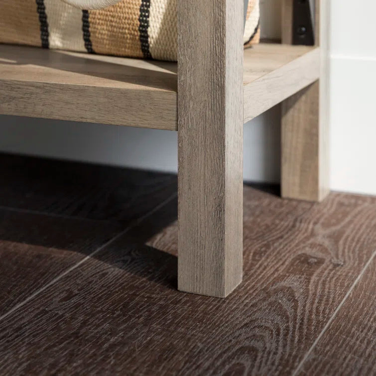 Larenda Entryway Table with Open Shelf Storage