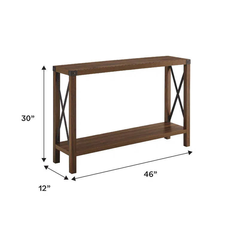 Larenda Entryway Table with Open Shelf Storage