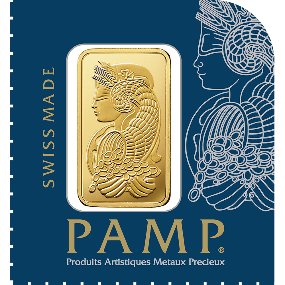 Fortuna Gold Minted Bar - MULTIGRAM+25