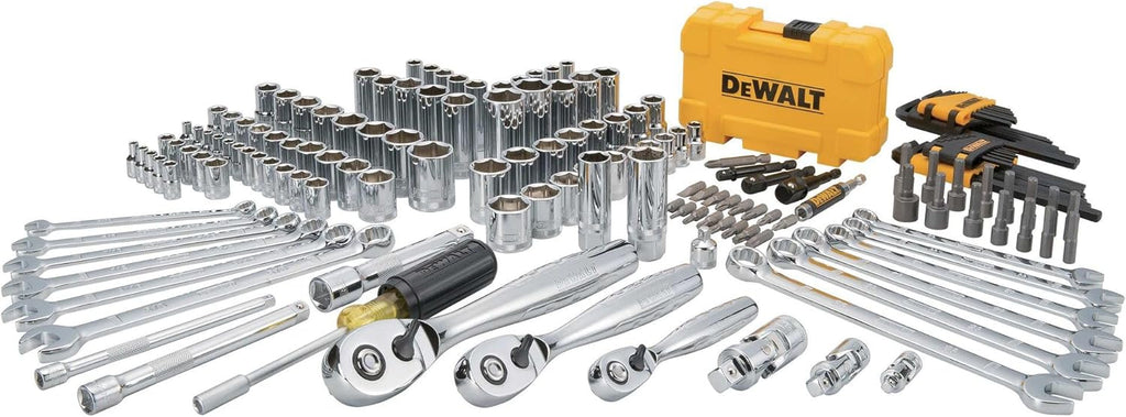 DEWALT Mechanics Tool Kit (DWMT73803) and Screwdriver & Drill Bit Set (DWA2FTS100)