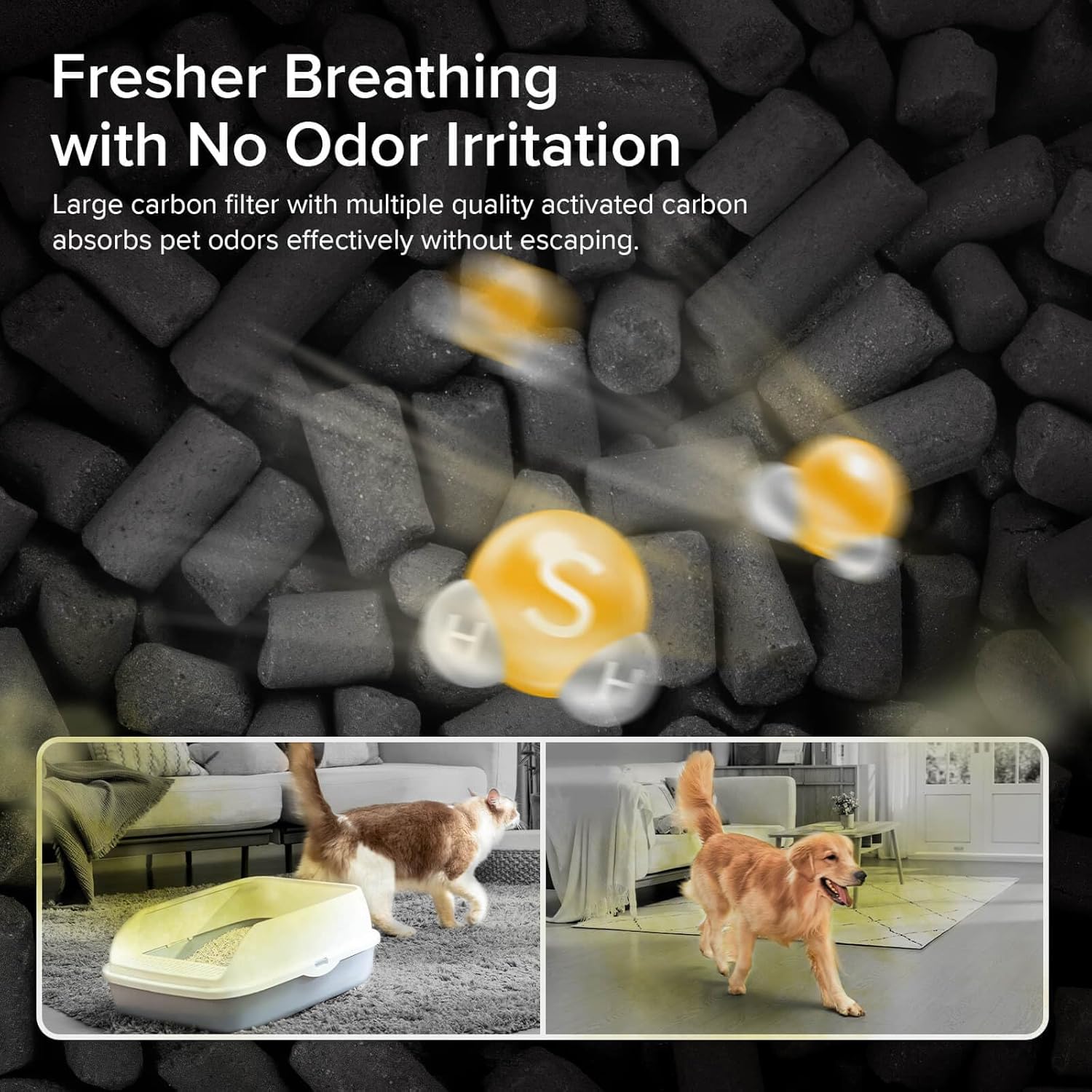 Air Purifiers for Home Large Room Bedroom Up to 1110 Ft² with Air Quality and Light Sensors, Smart WiFi, Washable Filters, HEPA Sleep Mode for Pets, Allergies, Dust, Pollen, Vital 100S-P, White