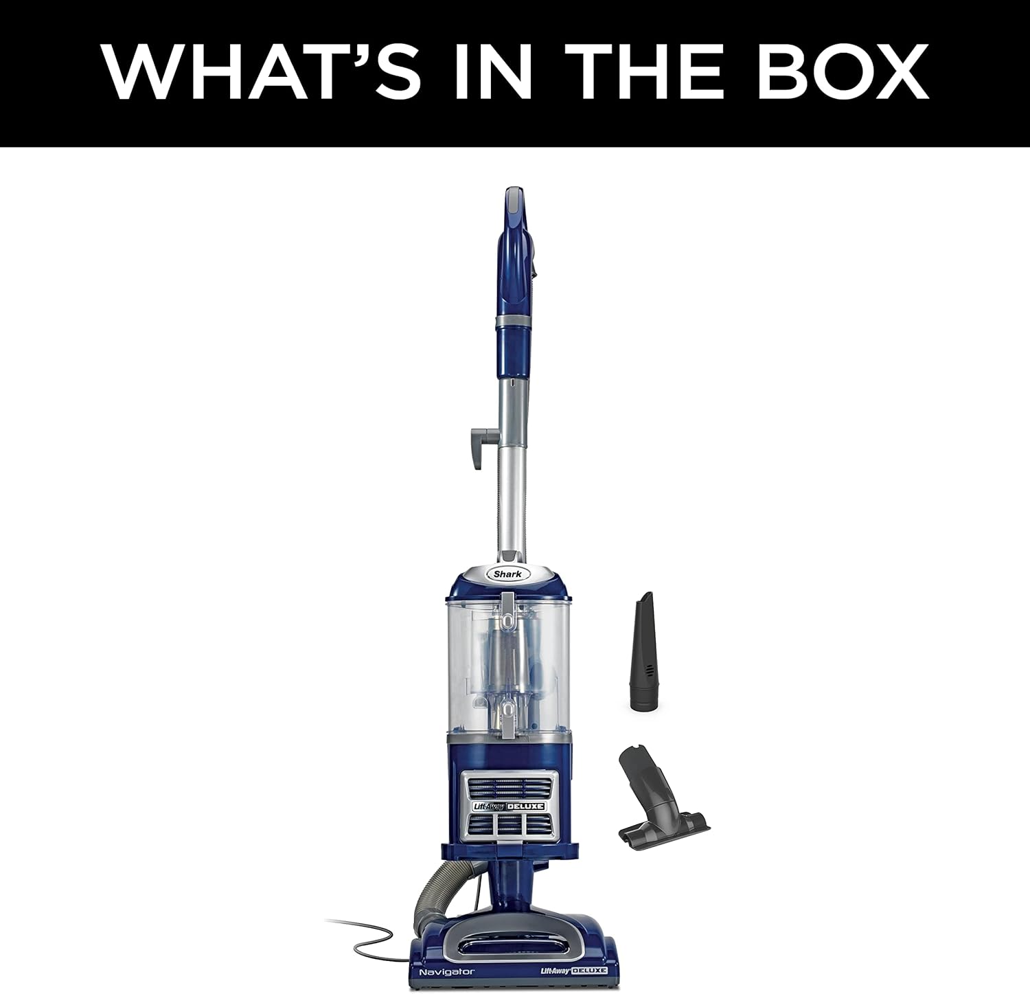 Shark Upright Vacuum, Navigator Lift-Away with Swivel Steering, HEPA Filter, XL Dust Cup, Pet Power, Dusting Brush, and Crevice Tool, Perfect for Pet Hair, White/Silver, NV356E