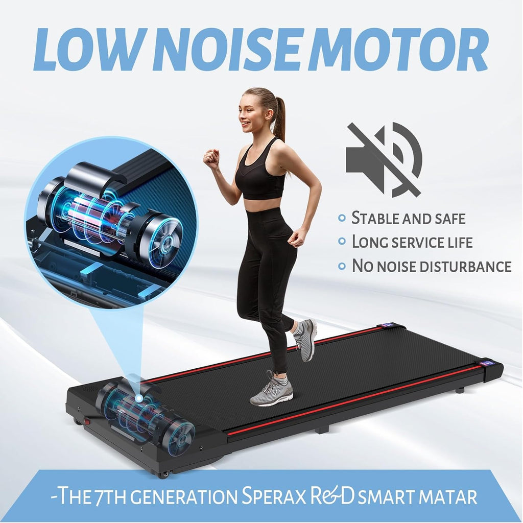 Sperax Walking Pad,3 in 1 Under Desk Treadmills for Home,320 Lbs Capacity Portable 2.5HP Walking Treadmill