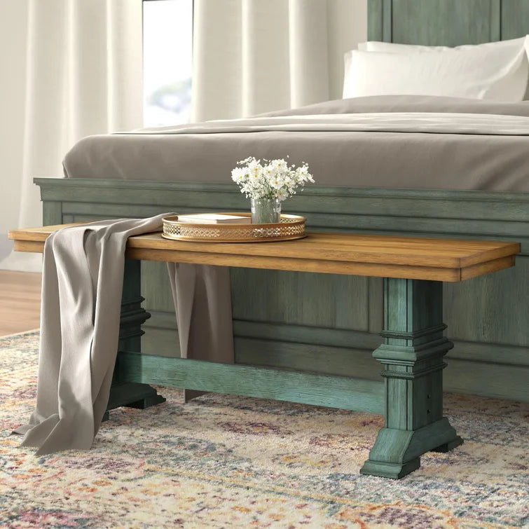 Fortville Solid Wood Bench