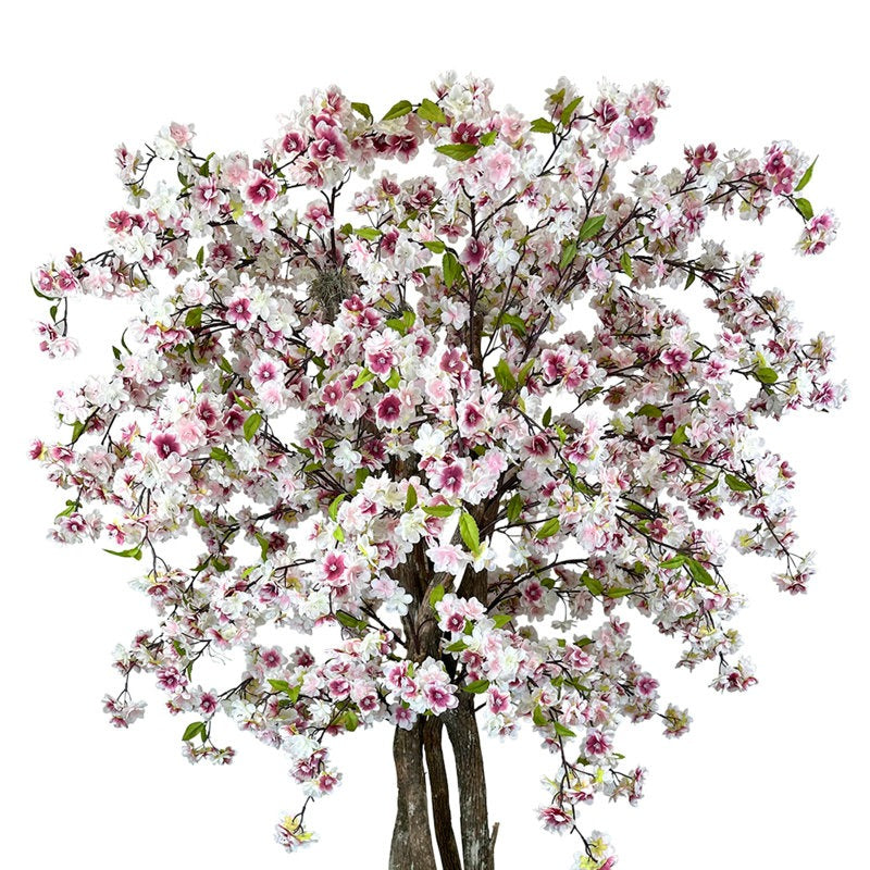 6.5' Faux Cherry Blossom Tree in Fiberstone Pot