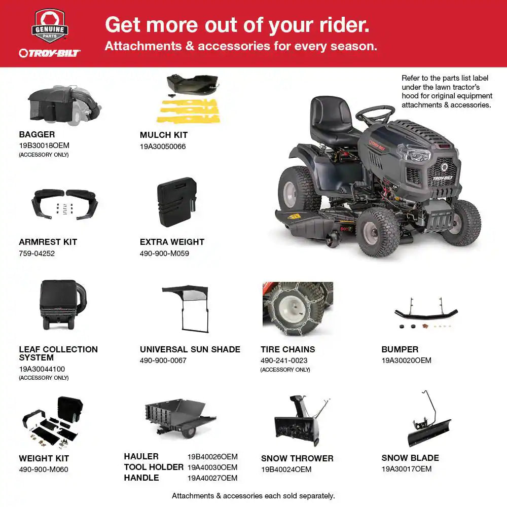 Super Bronco XP 50 in. Fabricated Deck 24 HP V-Twin Kohler 7000 Series Engine Hydrostatic Drive Gas Riding Lawn Tractor