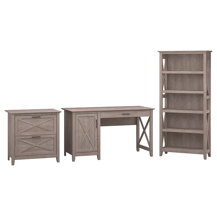 Huckins 3 Piece Rectangular Computer Desk Office Set