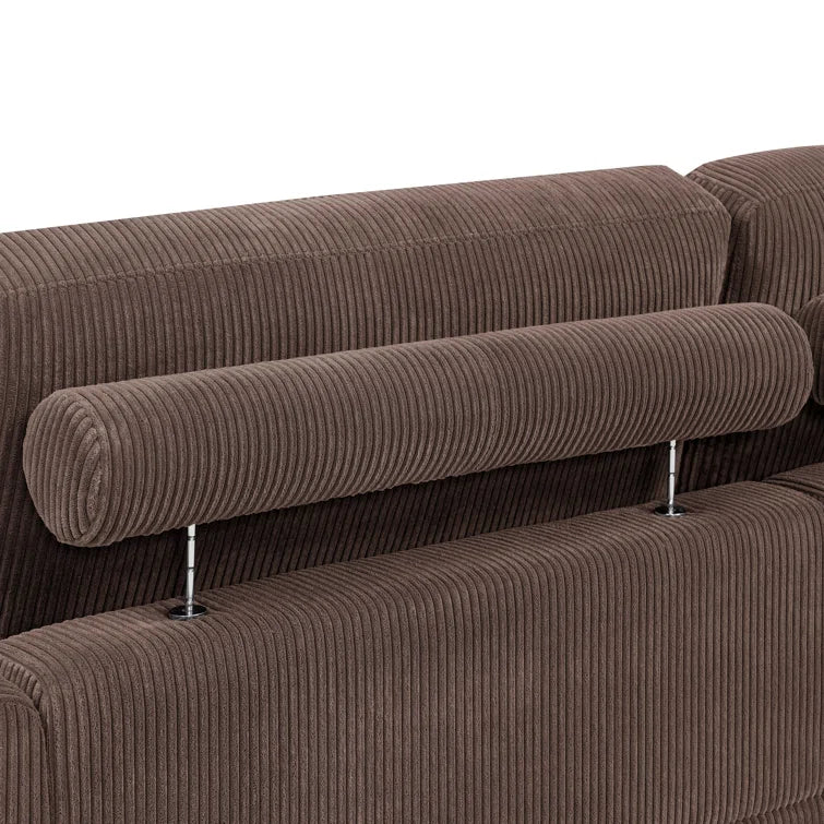 Mordecai 90'' Corduroy Sleeper Sofa