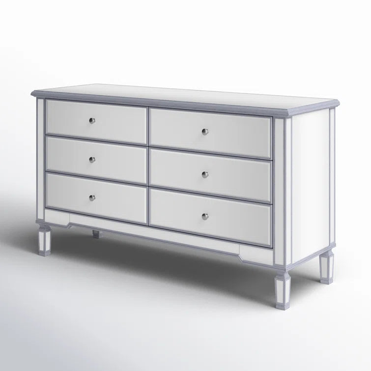 Brixton 6 Drawer 60" W Double Dresser