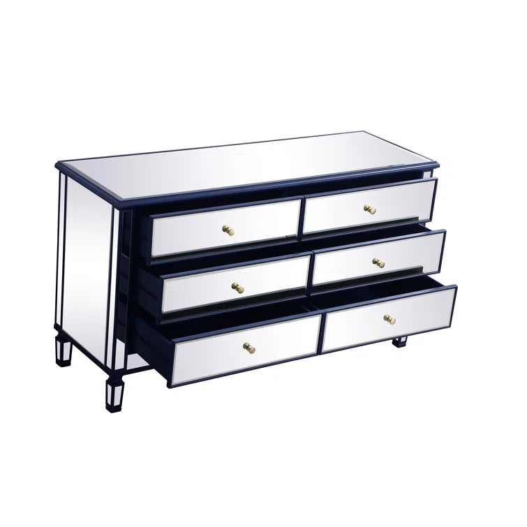 Brixton 6 Drawer 60" W Double Dresser