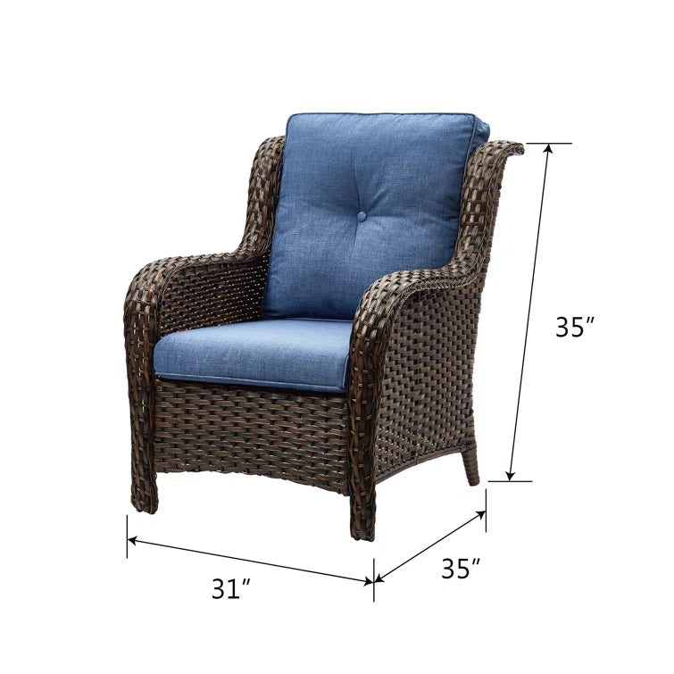 Bonia Wicker Rattan Outdoor Chairs