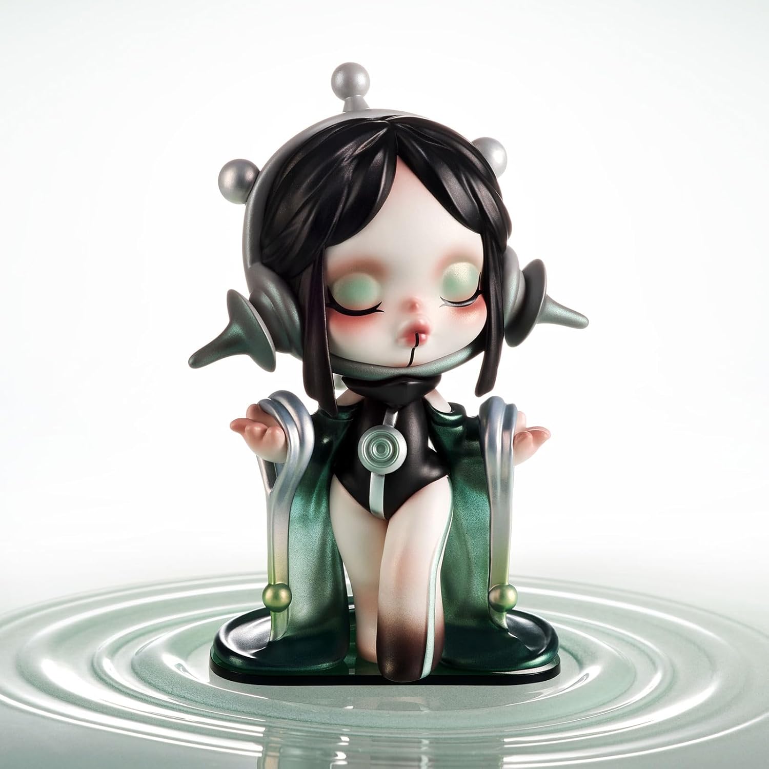 POP MART SKULLPANDA The Sound Series Figures, 12PCs SKULLPANDA Blind Box Figures, Random Design Action Figures Collectible Toys Home Decorations, Holiday Birthday Gifts, Whole Set