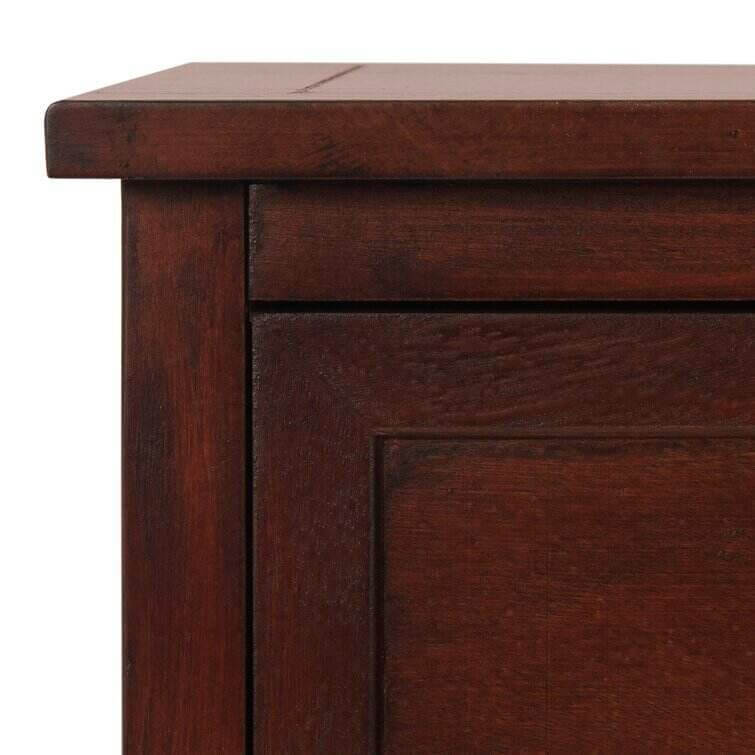 Swick 26'' Tall Solid Wood 2 - Drawer Accent Chest