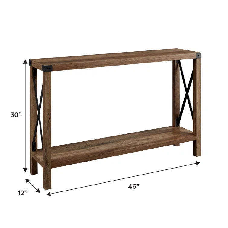 Larenda Entryway Table with Open Shelf Storage