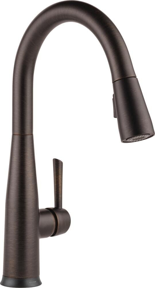 Delta Essa Touchless Kitchen Faucet with Touch Technology, Brushed Nickel Kitchen Sink Faucet with Pull Down Sprayer, Single Hole, Arctic Stainless 9113TL-AR-DST