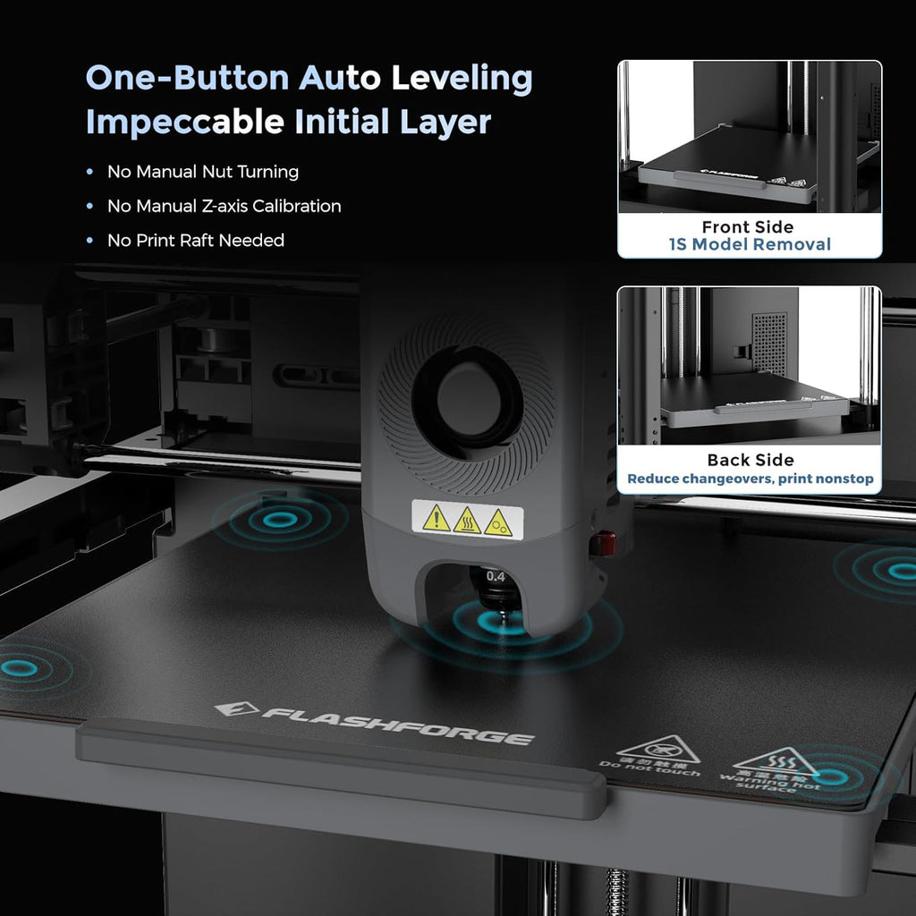 FLASHFORGE Adventurer 5M Pro 3D Printer with 1 Click Auto Printing System, 600mm/s High-Speed, Quick Detachable 280°C Nozzle, Core XY All-Metal Structure, Multi-Functional 220x220x220mm 3D Printer