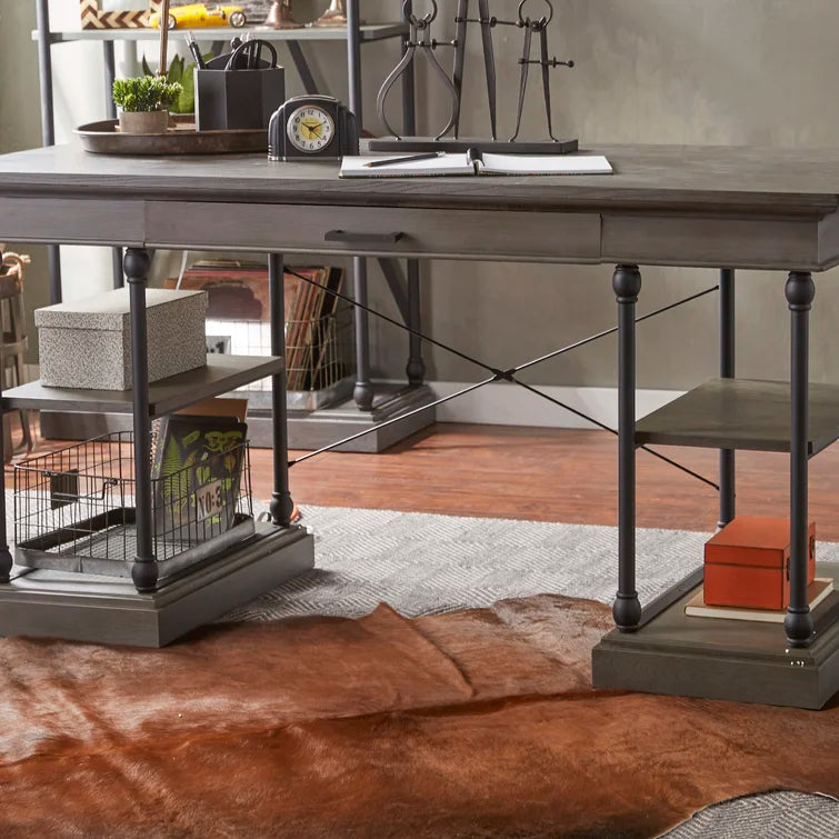 Kyler Solid Wood Top Writing Desk