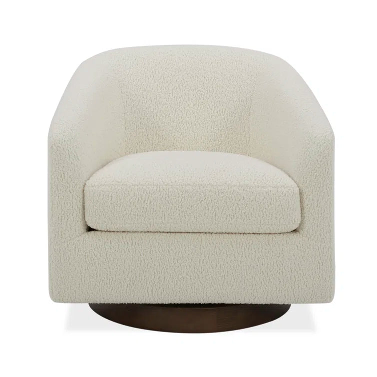 Bennett Upholstered Swivel Barrel Chair