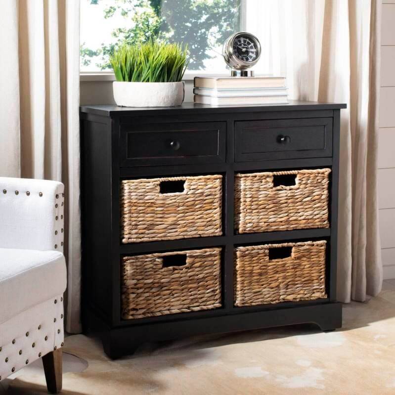 Swick 26'' Tall Solid Wood 2 - Drawer Accent Chest