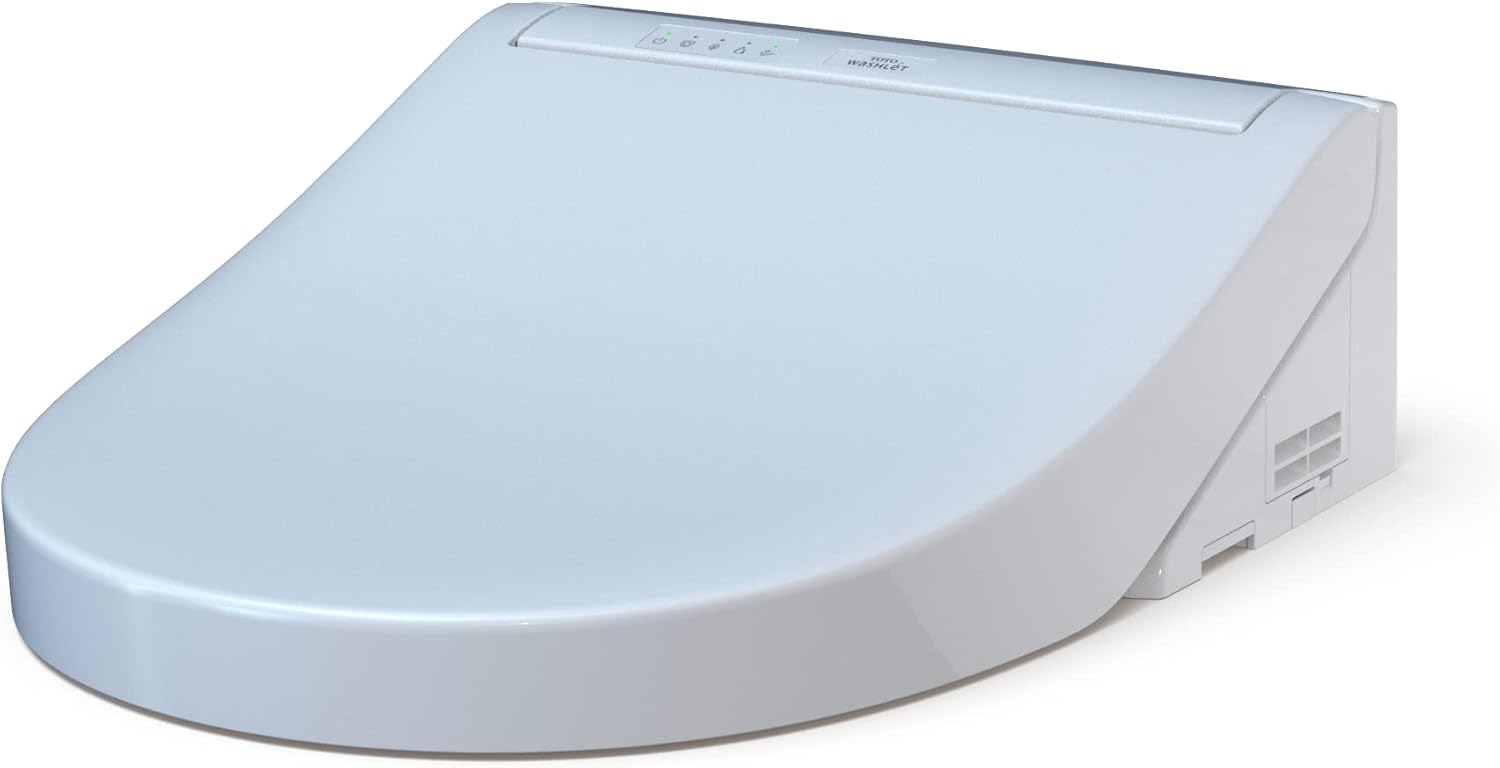 TOTO SW3084#12 WASHLET C5 Electronic Bidet Toilet Seat with PREMIST and EWATER+ Wand Cleaning, Elongated, Plastic, Sedona Beige