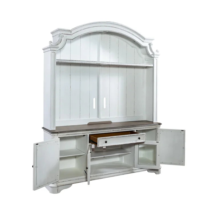 Branca Entertainment Center for TVs up to 80" - Antique White