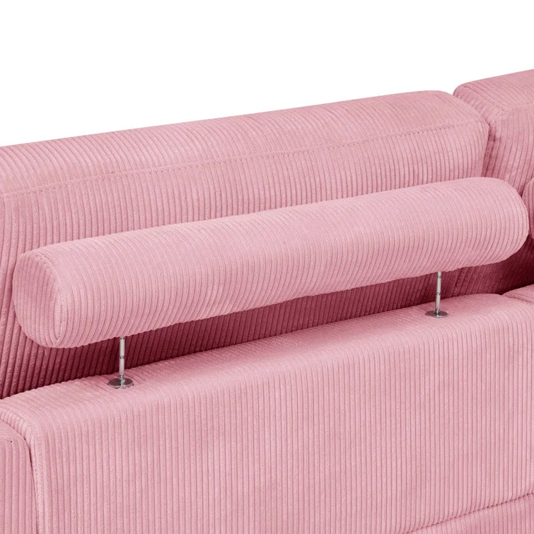 Mordecai 90'' Corduroy Sleeper Sofa