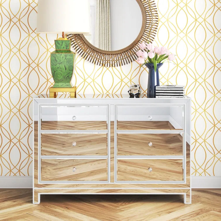 Fairgrove 6 Drawer 48'' W Double Dresser