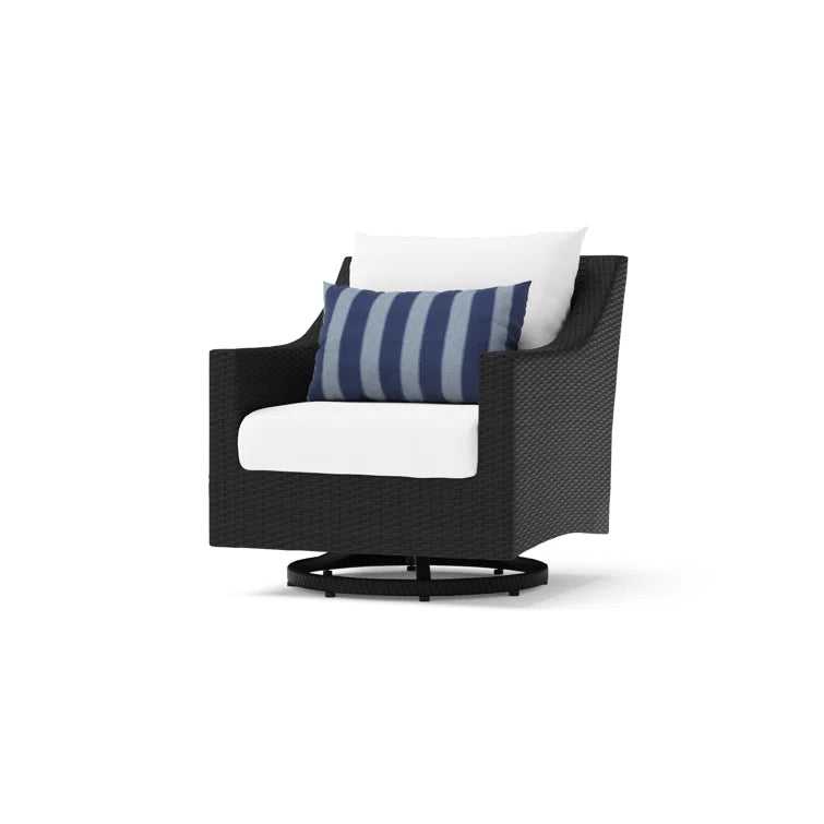 Fionnula Swivel Patio Chair with Cushions