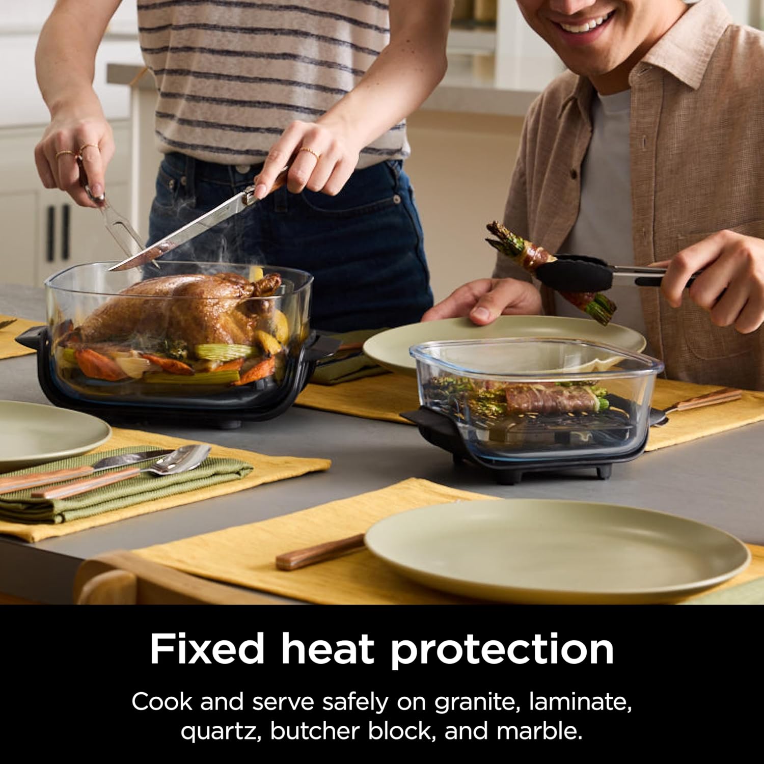 Ninja Air Fryer, 2.5 QT Crispi System + 4 Containers with Storage Lids, Air Fryer, Microwave, Freezer & Dishwasher Safe, Non Toxic Portable Cooking System, Compatible with Ninja FN100 Crispi Series
