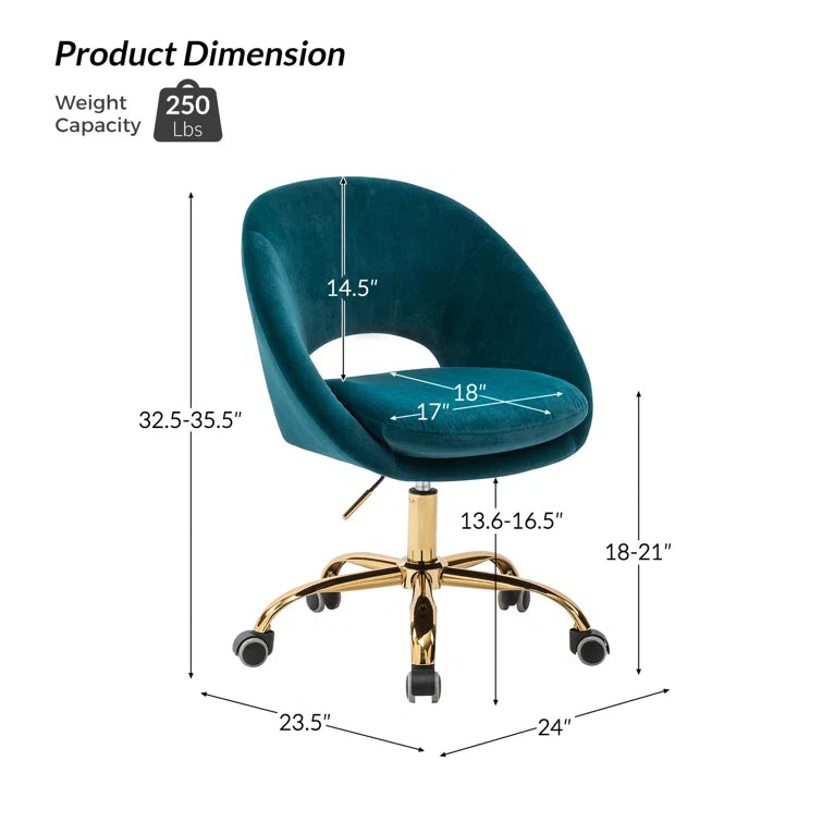 Lourdes Task Chair with Ergonomic Design
